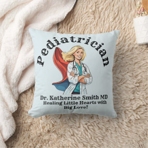 Cojín Decorativo PEDIATRICIAN Healing Little Hearts with Big Love!