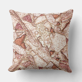 Cojín Decorativo Pedra áspera em marrom claro cremoso