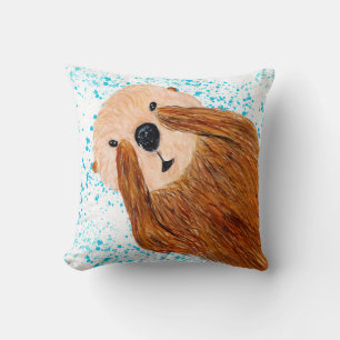 Cojín Decorativo Peek a boo Sea Otter