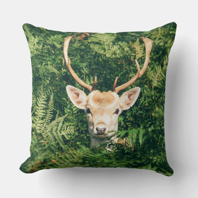 Cojín Decorativo Peek a Deer (Anverso)