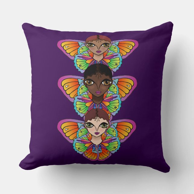 Cojín Decorativo Pegatina Big Eyes (Anverso)