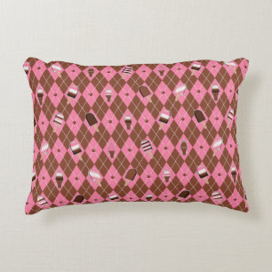 Cojín Decorativo Pegatinas napolitanos Argyle-16x12 Pillow