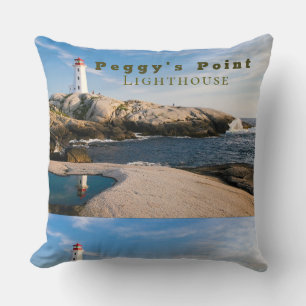 Cojín Decorativo Peggys Point Lighthouse Atlantic Canada reversible