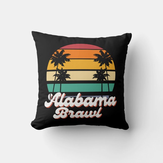 Cojín Decorativo Pelea de Alabama  (Anverso)