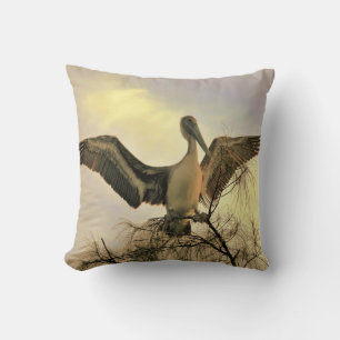 Cojín Decorativo Pelican Landing Pillow - Isla Caladesi Florida