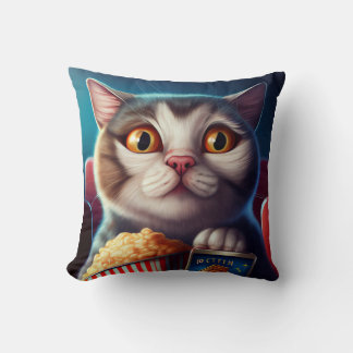 Cojín Decorativo Película de gato