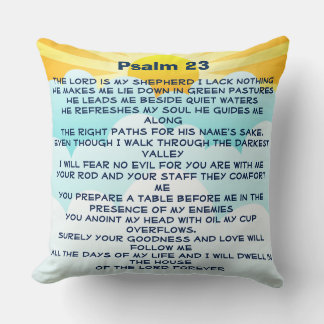 Cojín Decorativo Película de salmo 23