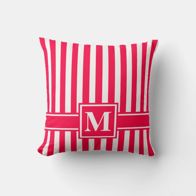 Cojín Decorativo Película moderna con monograma (Anverso)