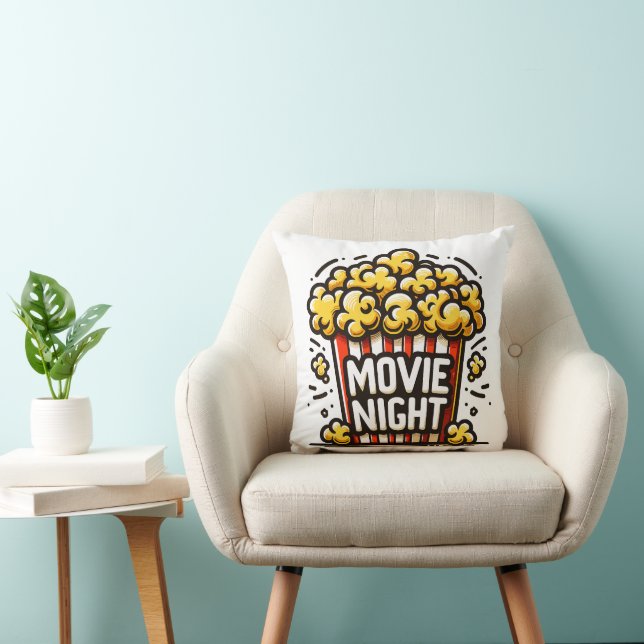 Cojín Decorativo Película nocturna Delight Playplaycorn (Silla)