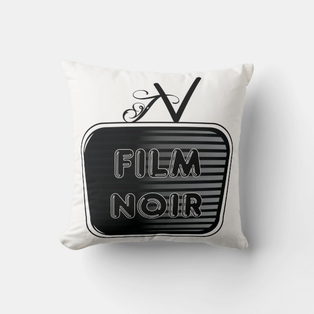 Cojín Decorativo Película Noir (Anverso)