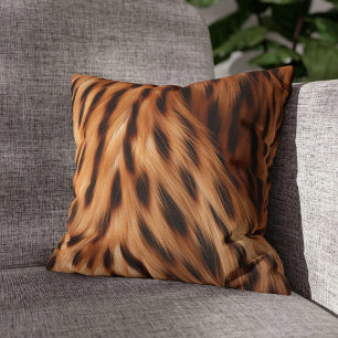 Cojín Decorativo Pelo de leopardo falso