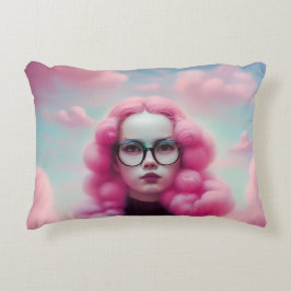 Cojín Decorativo Pelo rosado serio