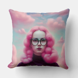 Cojín Decorativo Pelo rosado serio