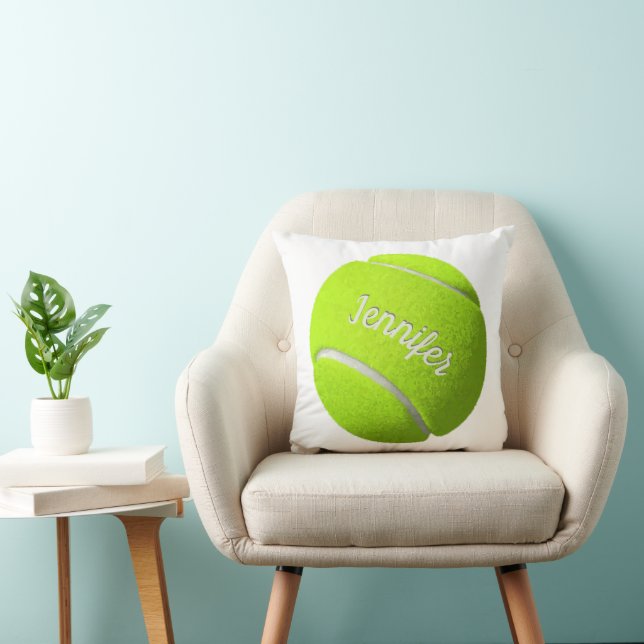 Cojín Decorativo Pelota de tenis personalizada (Silla)