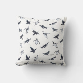 Cojín Decorativo Penguin Squadron | Ocean Art Design