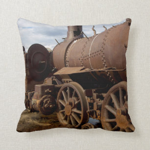 Cojín Decorativo Península de Seward, Alaska, tren a en ninguna