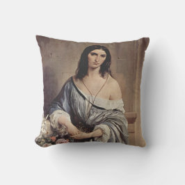 Cojín Decorativo Pensamientos melancólicos (por Francesco Hayez)