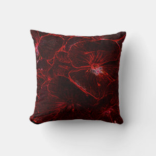 Cojín Decorativo Pensamientos rojos neón