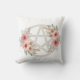 Cojín Decorativo Pentáculo floral Quito Sage