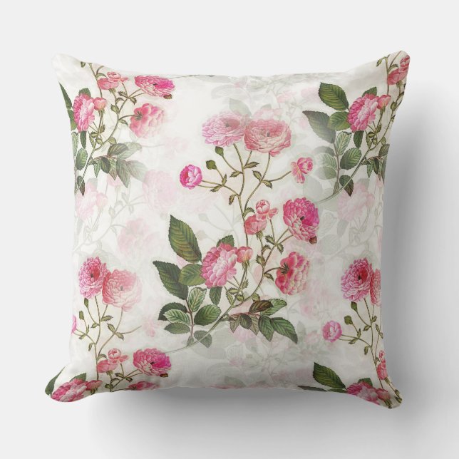 Cojín Decorativo Peonies,floral,pattern,beautiful,modern,trendy, (Anverso)