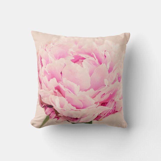 Cojín Decorativo Peony, amortiguador bonito de la flor (Anverso)