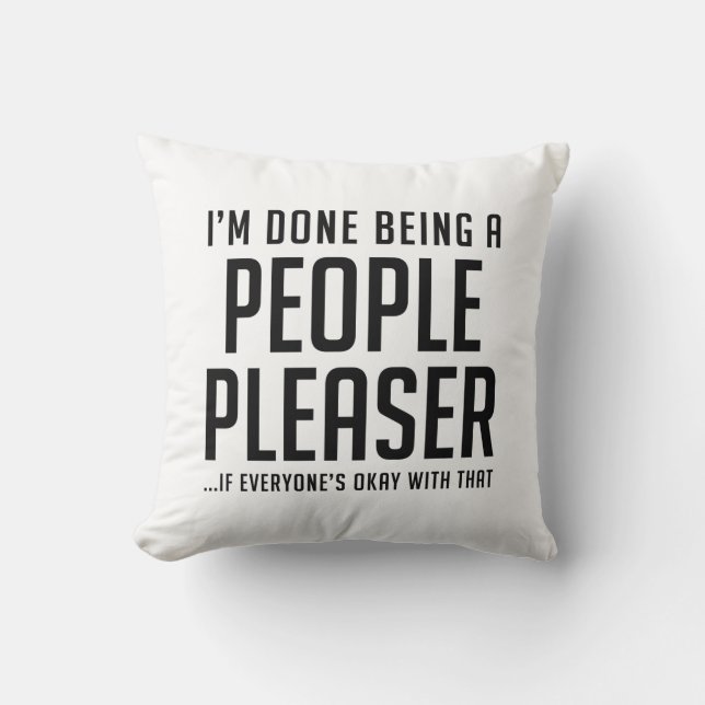 Cojín Decorativo People Pleaser (Anverso)