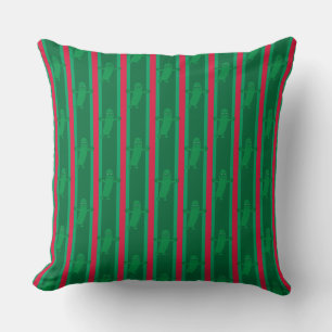 Cojín Decorativo Pepino de Navidad Divertido y Elegante