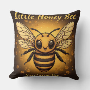 Cojín Decorativo Pequeña Abeja de Miel para Apicultores y Amantes d