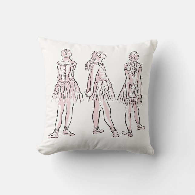 Cojín Decorativo Pequeña Bailarina  (Anverso)