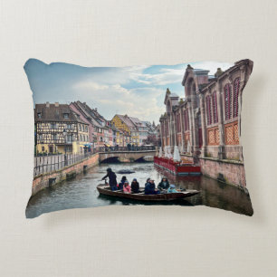 Cojín Decorativo Pequeña barca del río Venecia