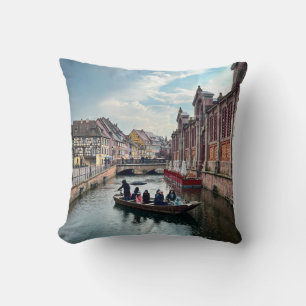 Cojín Decorativo Pequeña barca del río Venecia