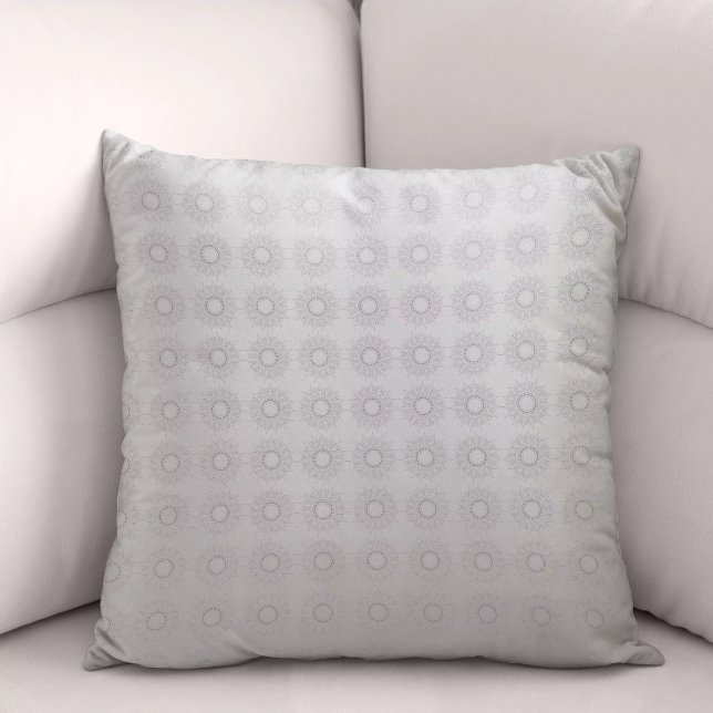 Cojín Decorativo Pequeña floral blanca caída al patrón rural (Subido por el creador)