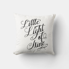 Cojín Decorativo Pequeña Luz De La Tipografía De Minas