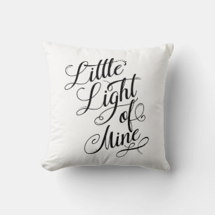 Cojín Decorativo Pequeña Luz De La Tipografía De Minas
