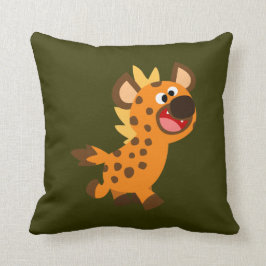 Cojín Decorativo Pequeña Personalizado Cuidada Hyena Pillow