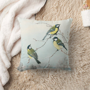 Cojín Decorativo Pequeñas aves de Matti Karppanen, arte de los pája