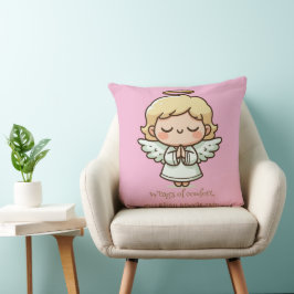 Cojín Decorativo Pequeño ángel orante