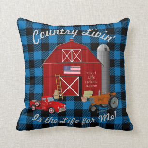 Cojín Decorativo Pequeño Camión Rojo - El país vive'