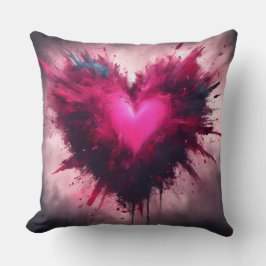 Cojín Decorativo Pequeño Corazón Rosa