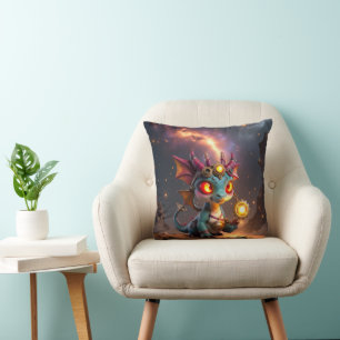 Cojín Decorativo Pequeño Dragón, Gran Energía – El Ember Clockling