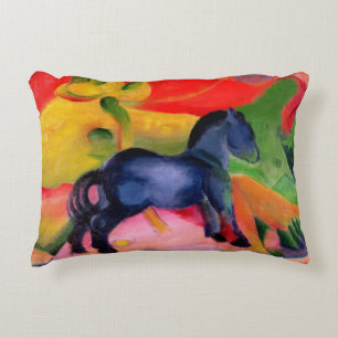 Cojín Decorativo Pequeño Horse azul, 1912