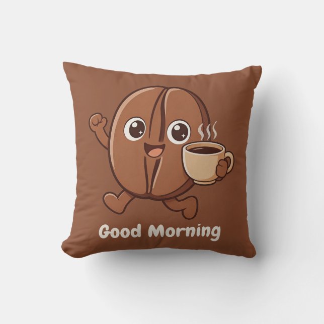 Cojín Decorativo Pequeño Kaka - Buenos días  (Anverso)