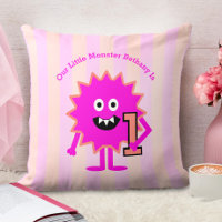 Pequeño Monstruo Rosado Caliente Chica Primera Est
