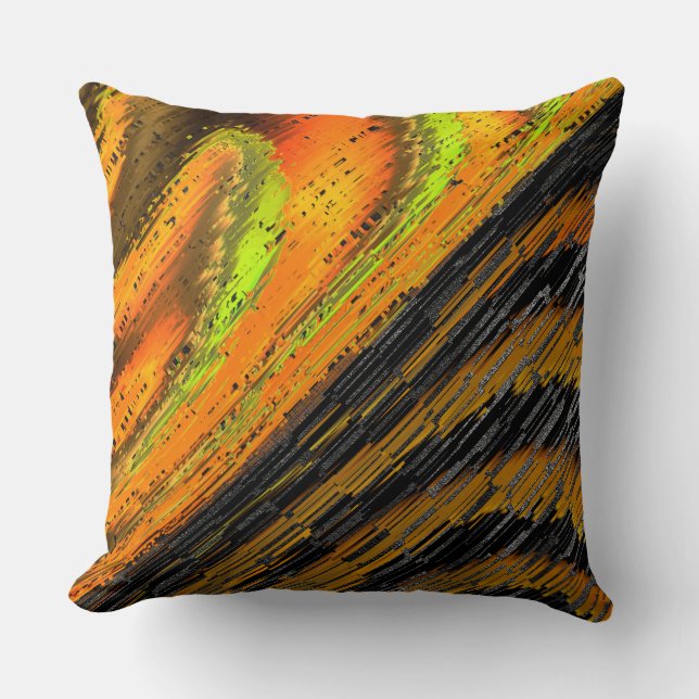 Cojín Decorativo Pequeño mosaico amarillento desmoronado y deformad (Anverso)