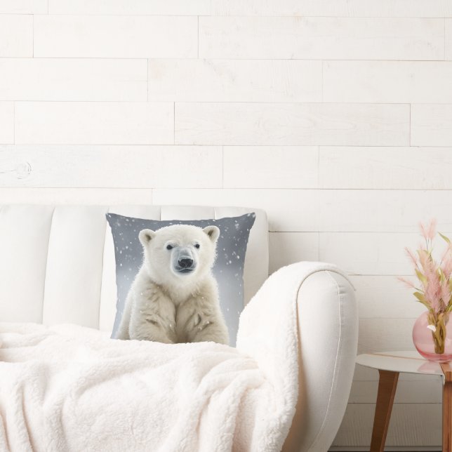 Cojín Decorativo Pequeño oso oso polar (Sofá)