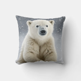 Cojín Decorativo Pequeño oso oso polar