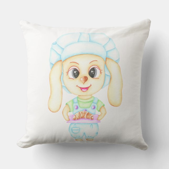 Cojín Decorativo Pequeño panadero (Anverso)