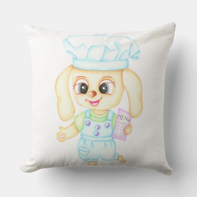 Cojín Decorativo Pequeño panadero (Anverso)