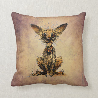 Cojín Decorativo Pequeño perro divertido lindo