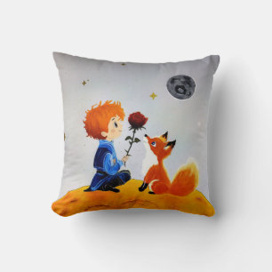 Cojín Decorativo Pequeño Príncipe y Zorro
